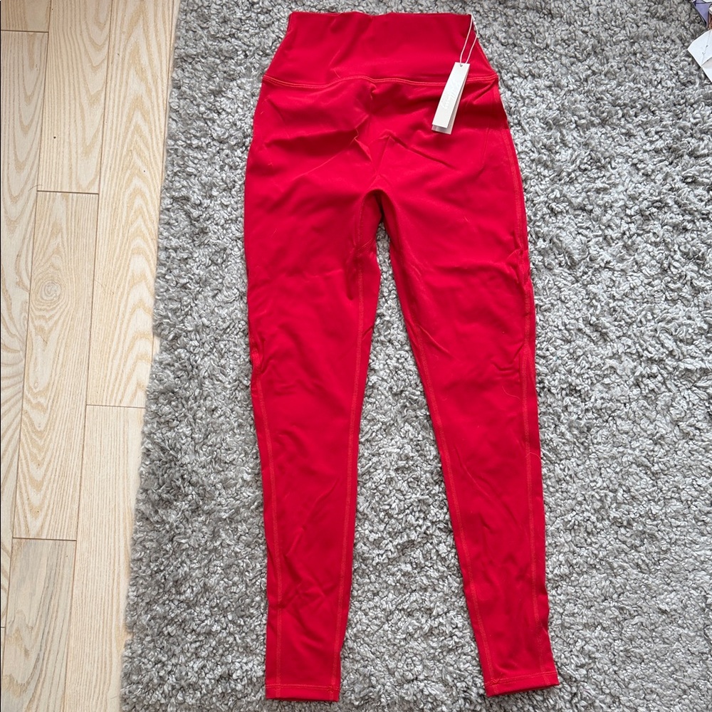 BuffBunny Red High-Waist Leggings